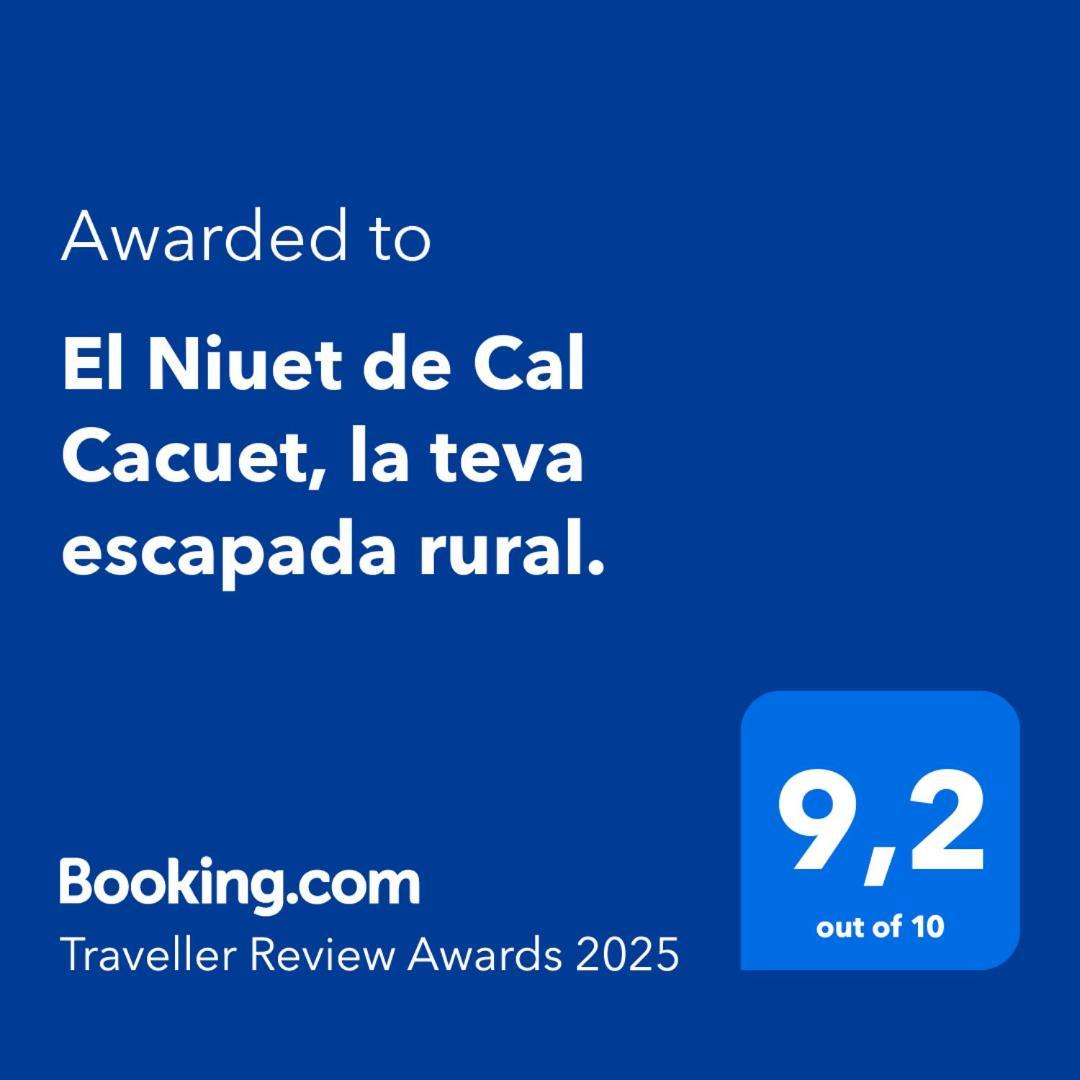 El Niuet De Cal Cacuet, La Teva Escapada Rural. Appartement